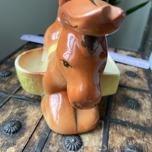 Vintage Kitschy 1950’s Donkey Ceramic Planter - Picture 7 of 7